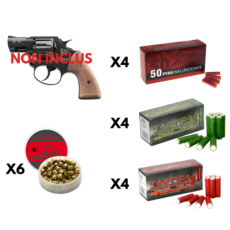 Kit Pyro 6mm (600 fusées 600 amorces)