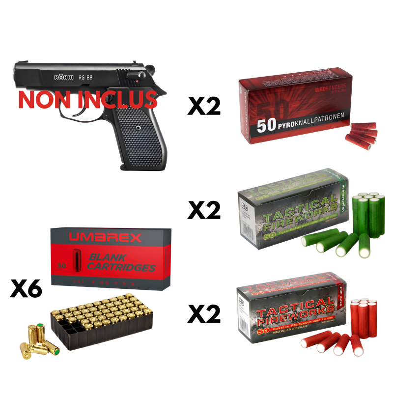 Kit Pyro Auto 9mm (300 fusée 300 amorces)