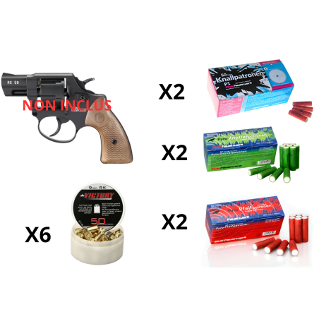 Kit Pyro 9mm ( 300 fusée 300 amorces )
